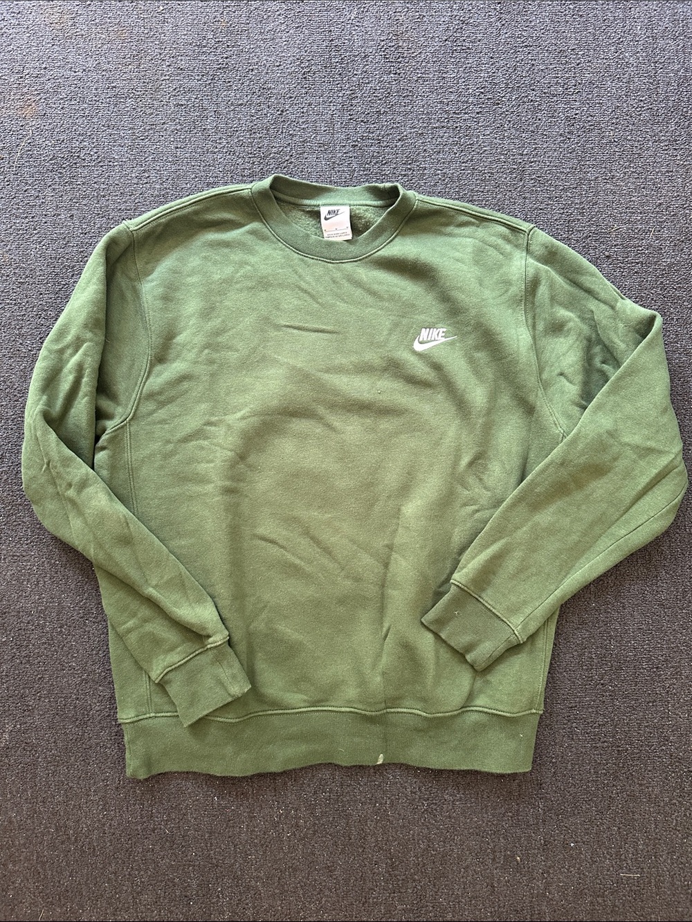 Nike Olive Green Crewneck Sweatshirt